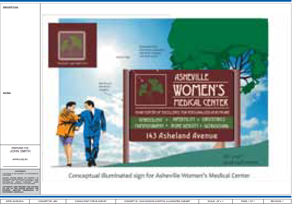 Asheville Case Study Asheville Women’s Medical Center FASTSIGNS® of Asheville